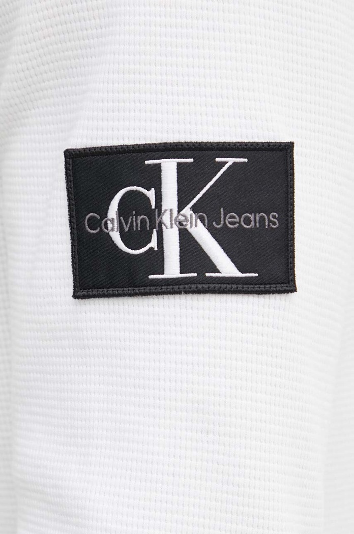 Calvin Klein Jeans bluza bawełniana J30J323485 beżowy