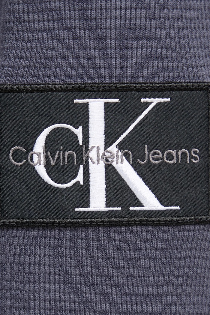 Bluza bawełniana Calvin Klein Jeans niebieski J30J323485