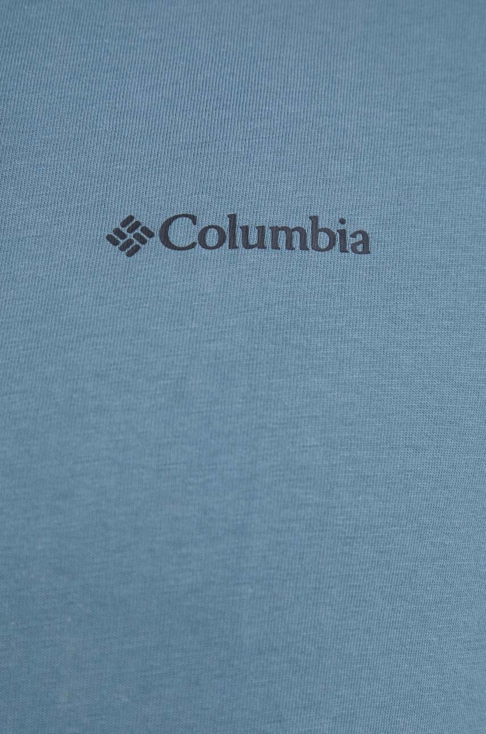Columbia longsleeve din bumbac 2054553 albastru
