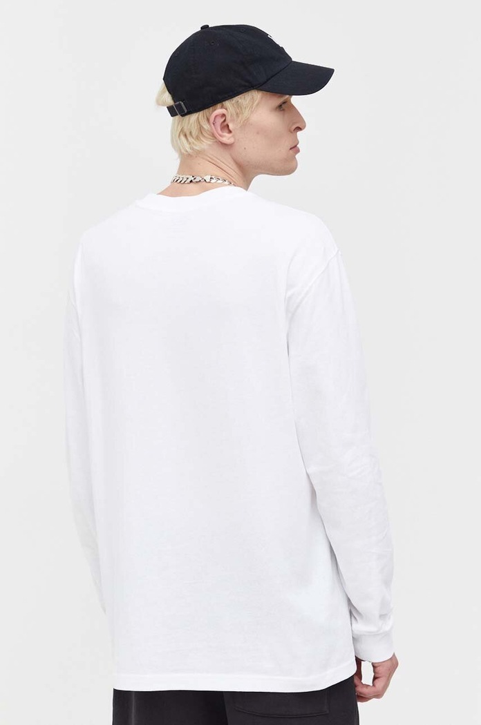 Oblečení Bavlněné tričko s dlouhým rukávem Dickies DK0A4YGHWHX1 bílá