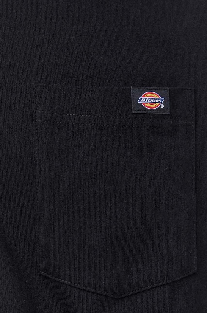 Pamučna majica dugih rukava Dickies DK0A4YGHBLK1 crna