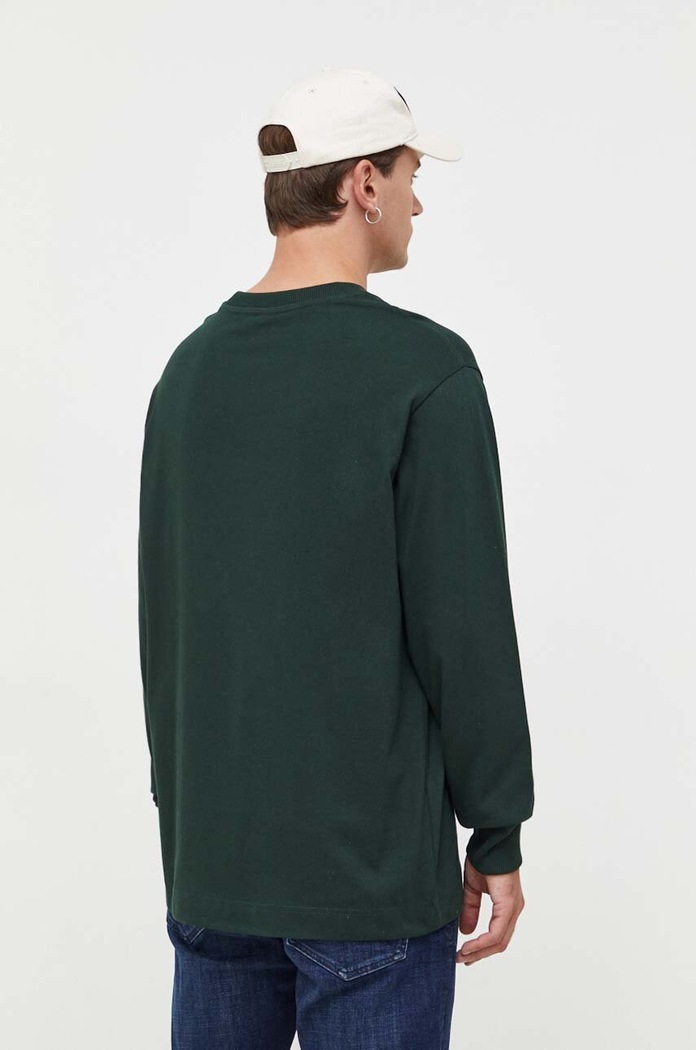 Odzież G-Star longsleeve bawełniany D23459.C784 zielony