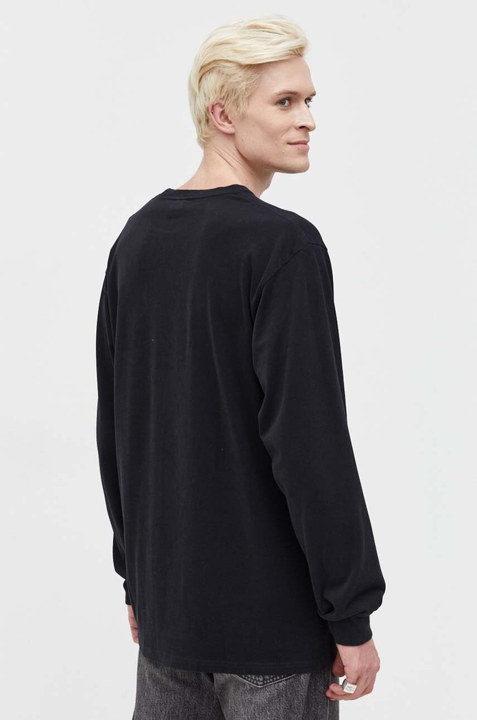 Îmbrăcăminte Vans Longsleeve din bumbac VN0008TNBLK1 negru