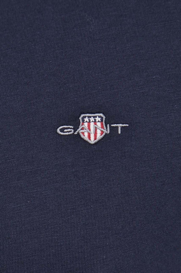 Gant longsleeve din bumbac 2004049 bleumarin