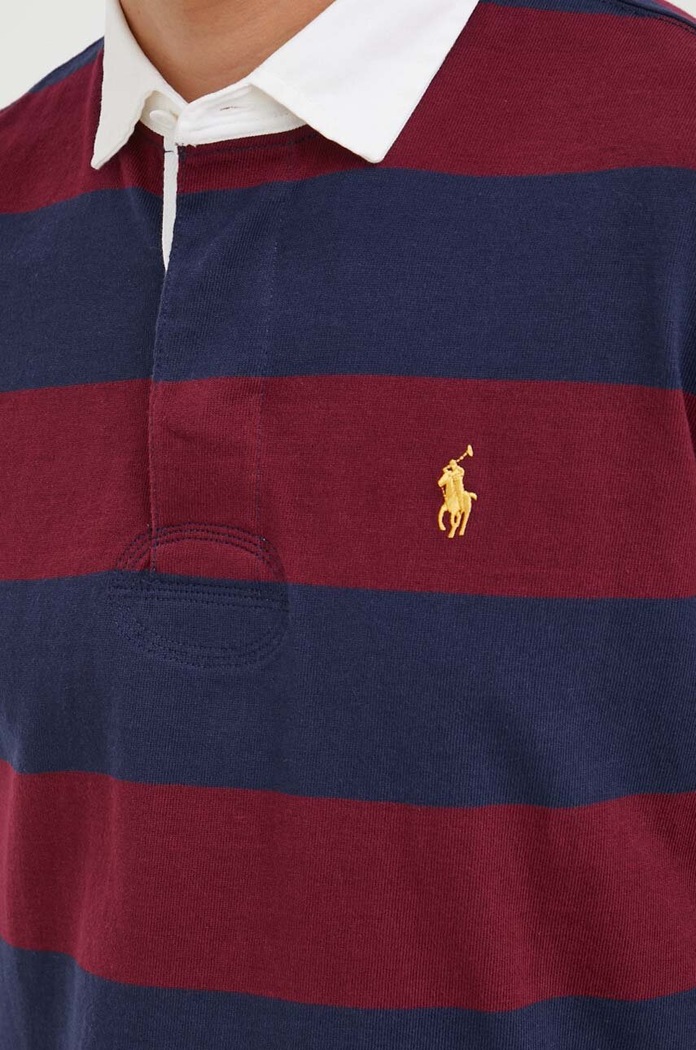 Polo Ralph Lauren Τοπ μακρυμάνικο ανδρικό βαμβακερό 710717116 σκούρο μπλε