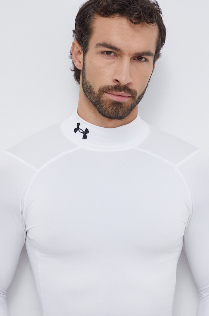 Under Armour mânecă lungă de antrenament ColdGear Compression alb 1366072