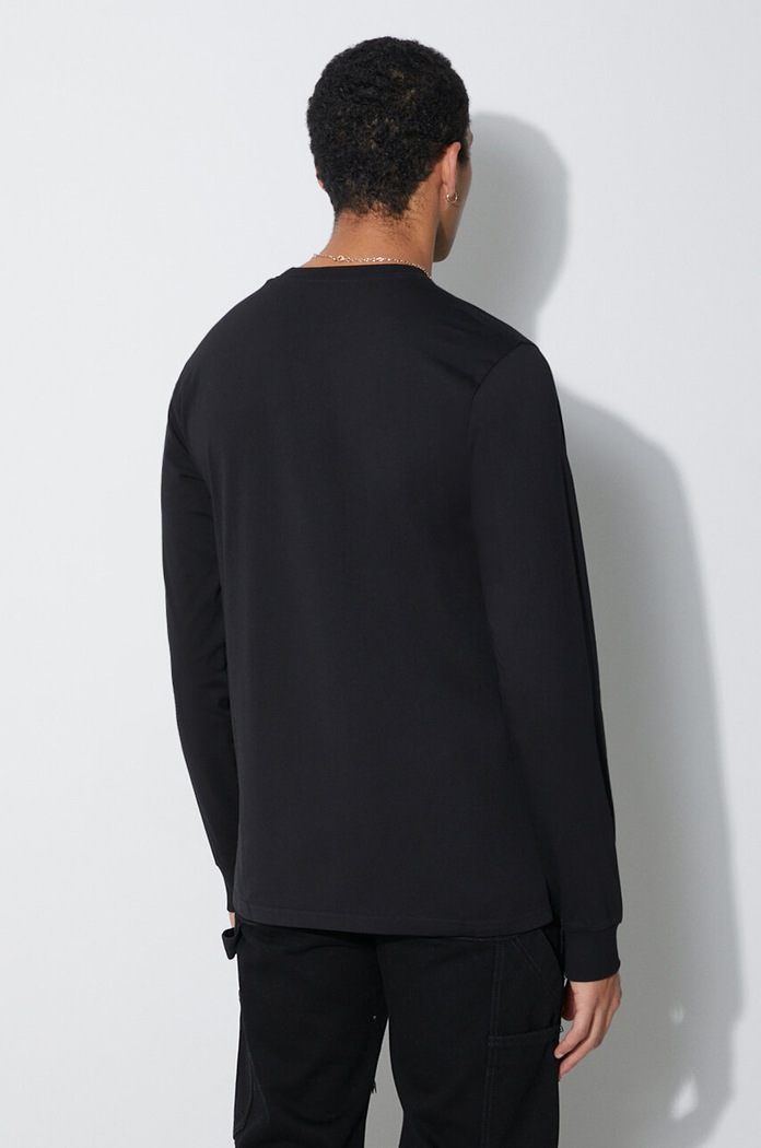 Odzież Carhartt WIP longsleeve bawełniany L/S Base T-Shirt I026265.0D2XX czarny
