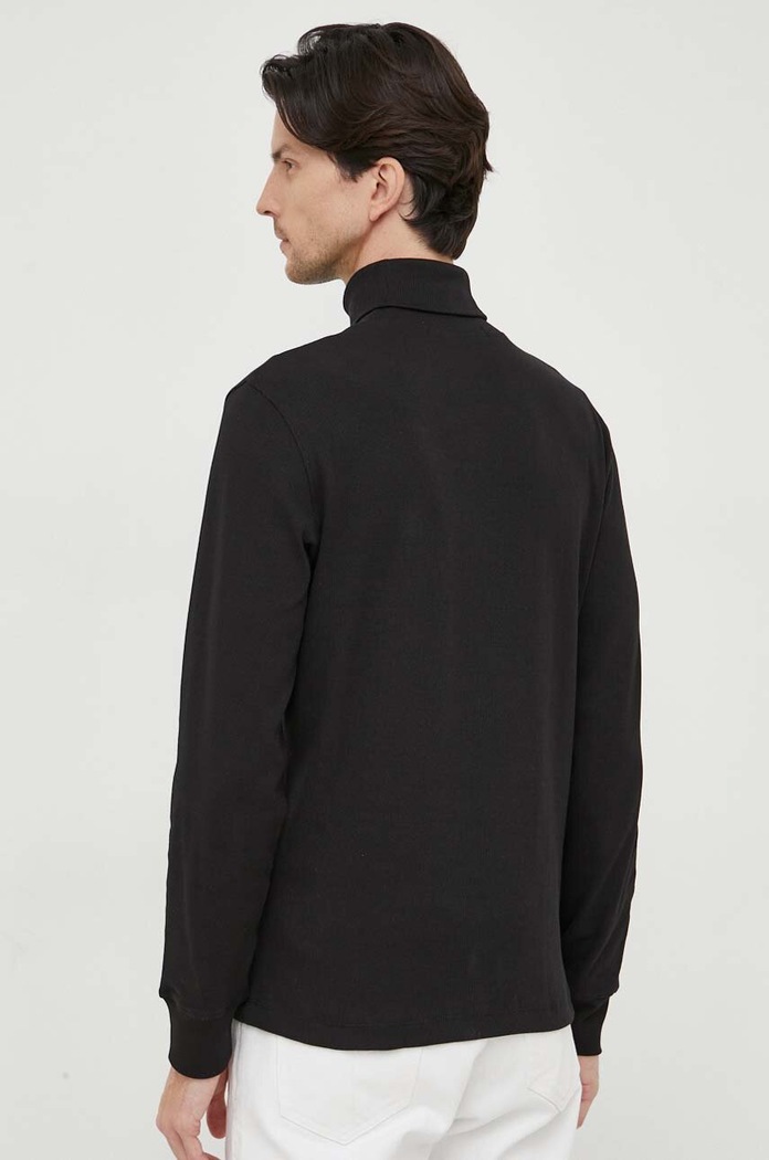 Oblečenie Tričko s dlhým rukávom Calvin Klein Jeans J30J324003 čierna