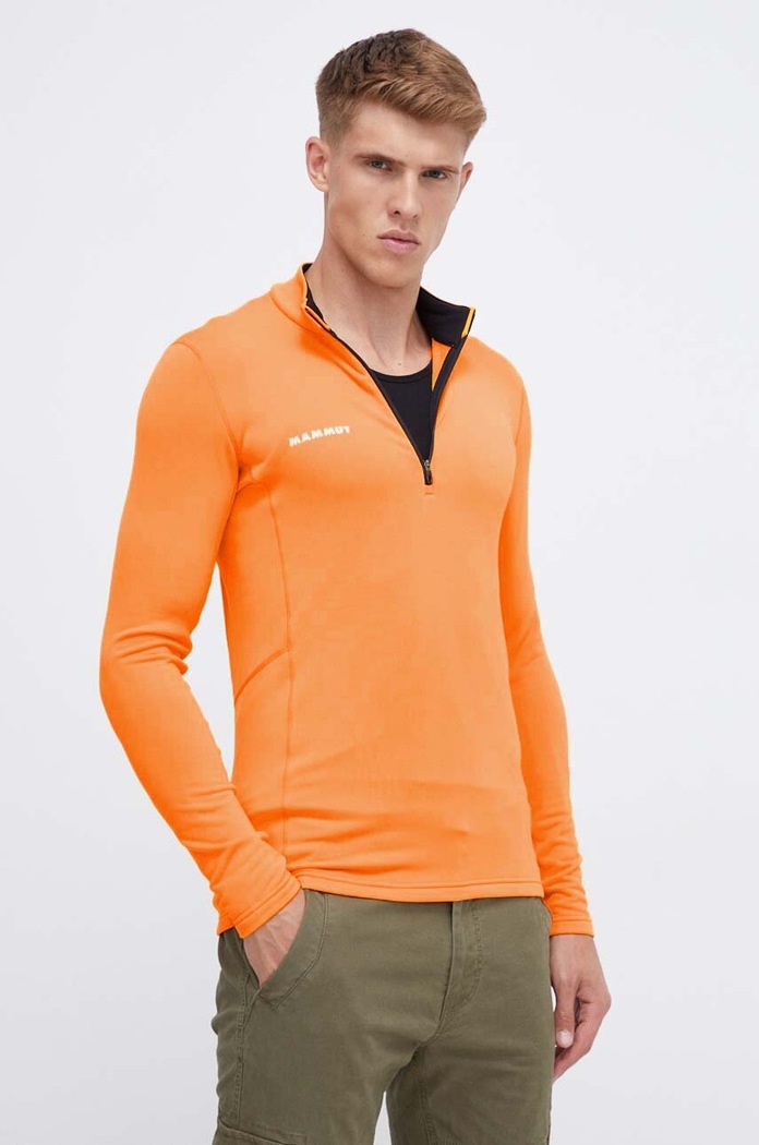 Αθλητική μπλούζα Mammut Aenergy ML Half Zip πορτοκαλί 1016.01100