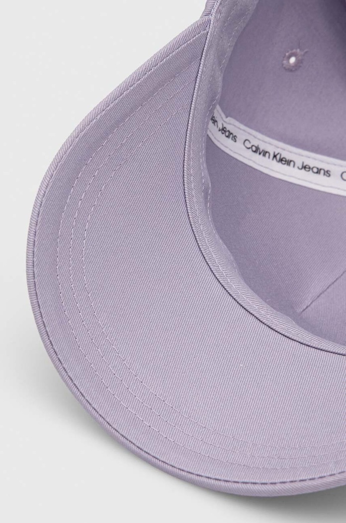 Kiegészítők Calvin Klein Jeans pamut baseball sapka K60K610908 lila