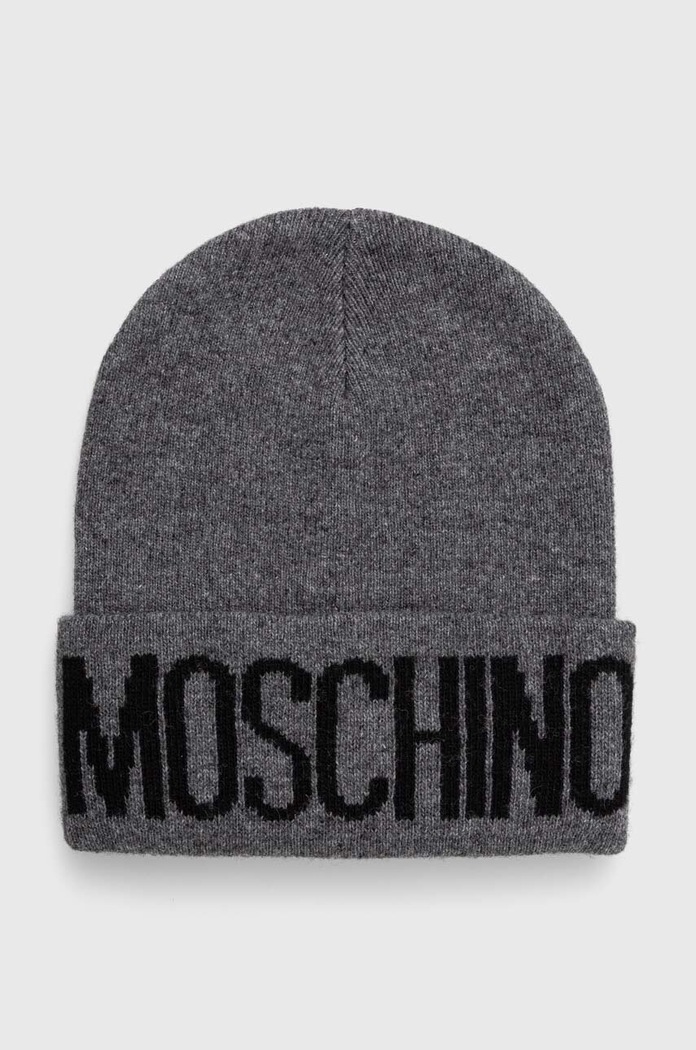 Moschino Caciula de lana gri M5672.60091