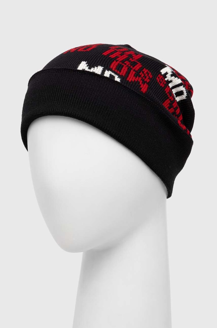 Moschino Czapka wełniana M5748.60098 czarny AW23