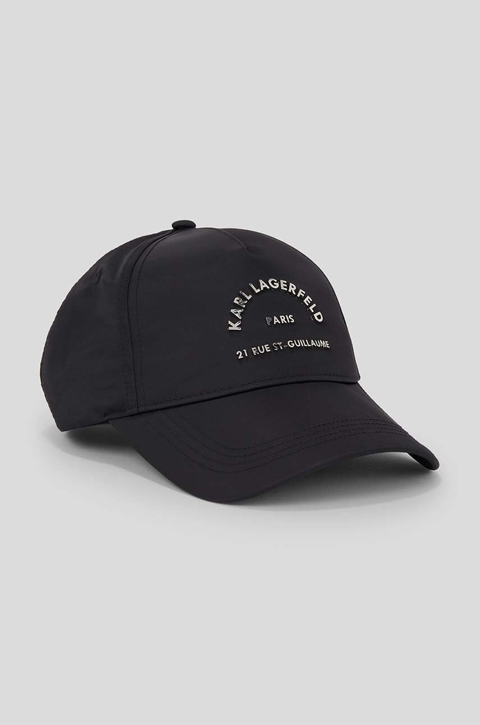 Šiltovka Karl Lagerfeld Planet friendly čierna 235W3411