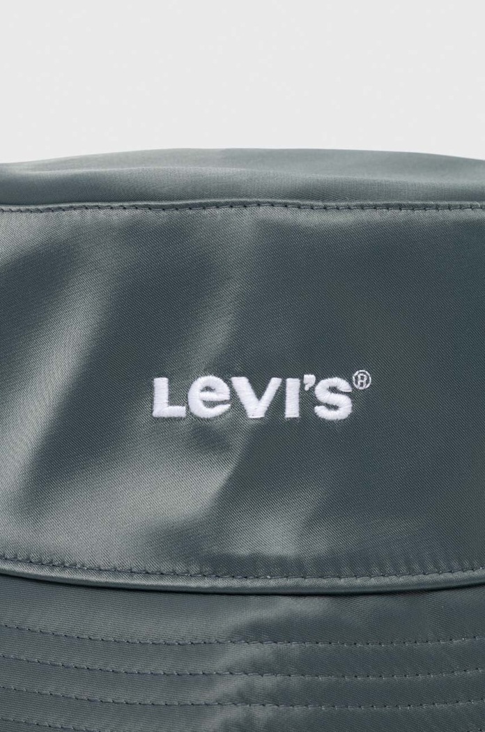 Dvostranski klobuk Levi's D7762.0003 zelena AW23