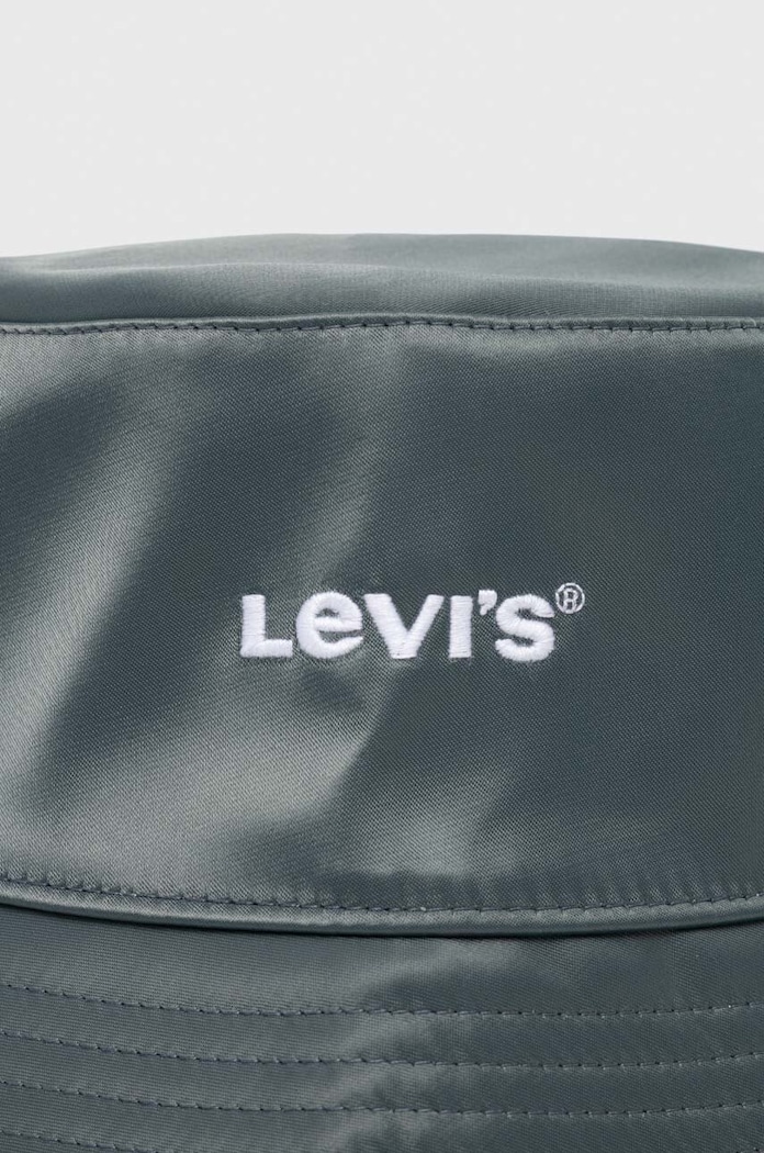 Dvostranski klobuk Levi's D7762.0003 zelena AW23