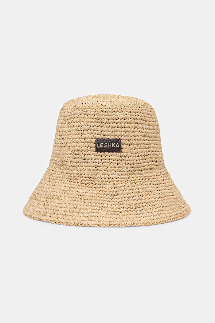 LE SH KA headwear Pălărie de paie pentru femei altele bej BucketHat