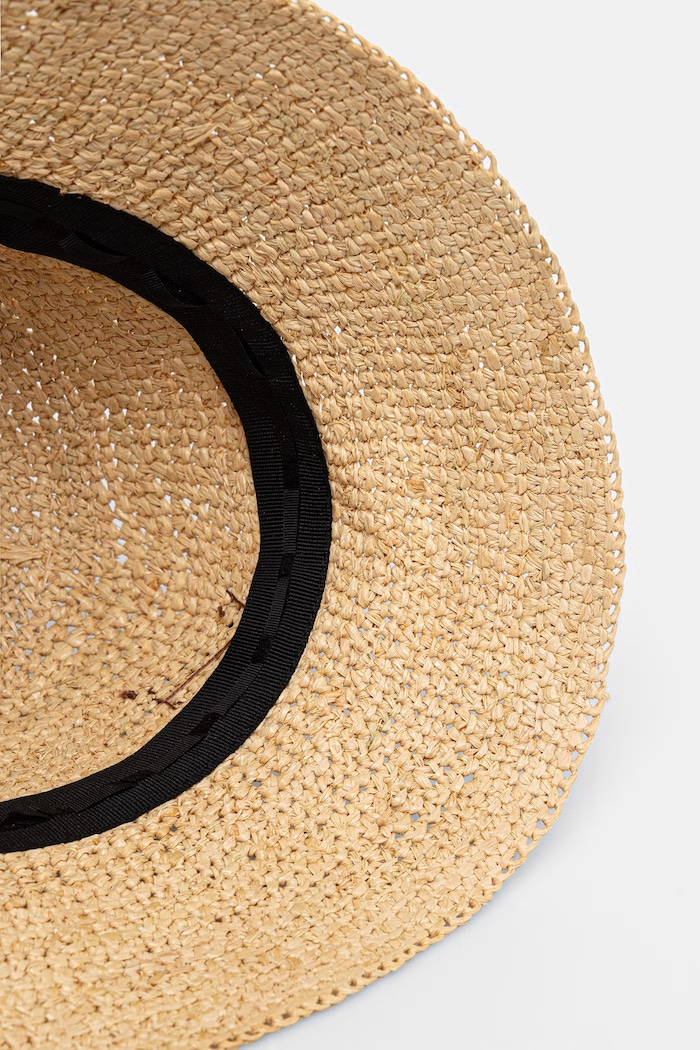 LE SH KA headwear Pălărie de paie pentru femei bej BucketHat