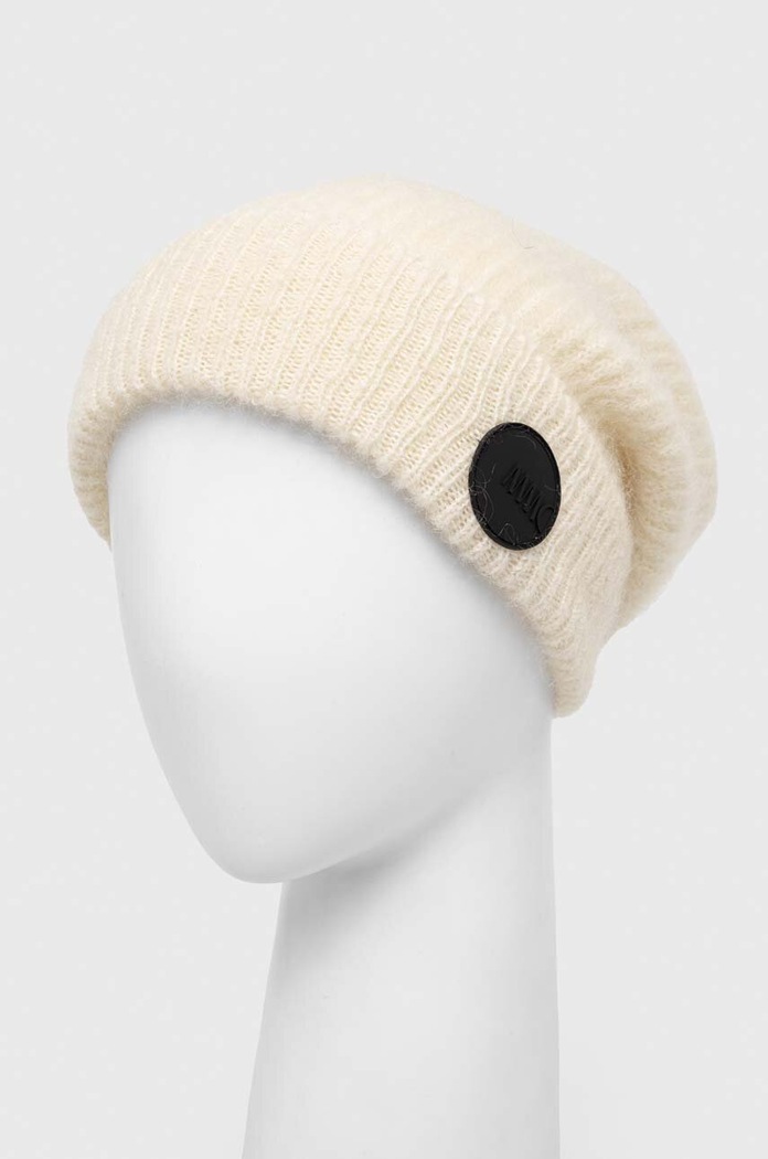Вълнена шапка MMC STUDIO HAT.ELITE бежов AW23