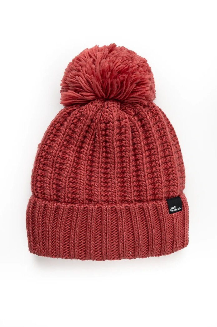 Jack Wolfskin caciula Highloft uni rosu 1908012