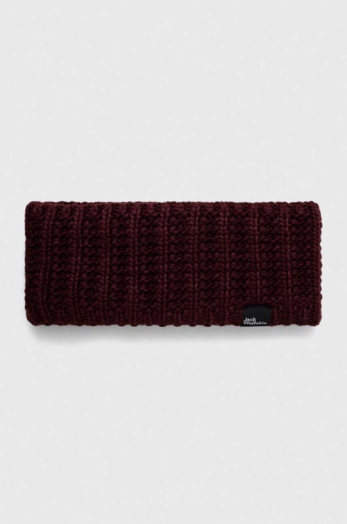 Jack Wolfskin opaska Highloft pozostałe bordowy 1908022