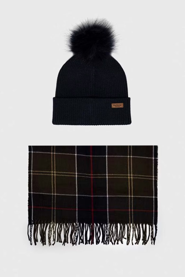 Barbour Komplet damski granatowy LGS0054