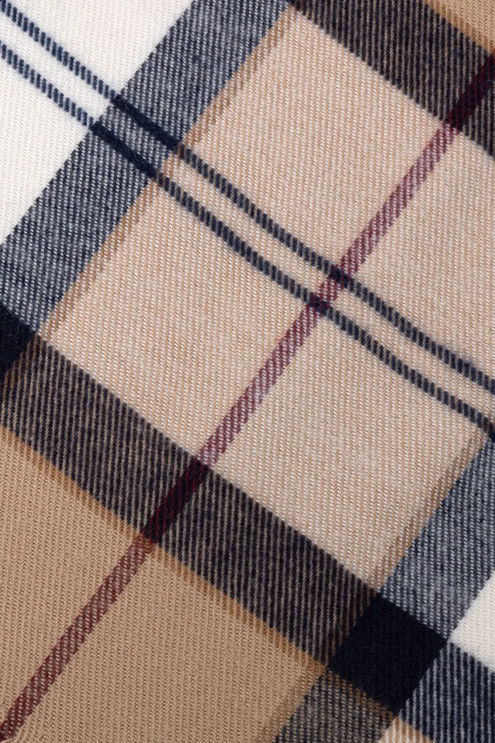 Σκούφος και κασκόλ Barbour μπεζ LGS0054