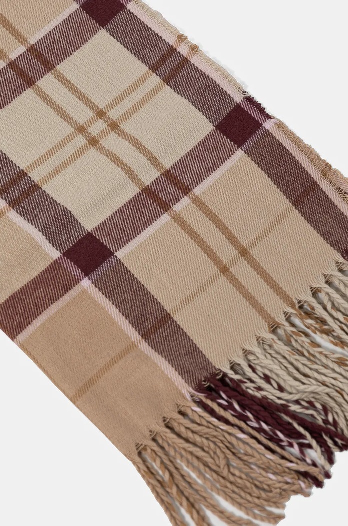 Barbour pălărie și eșarfă bej LGS0054