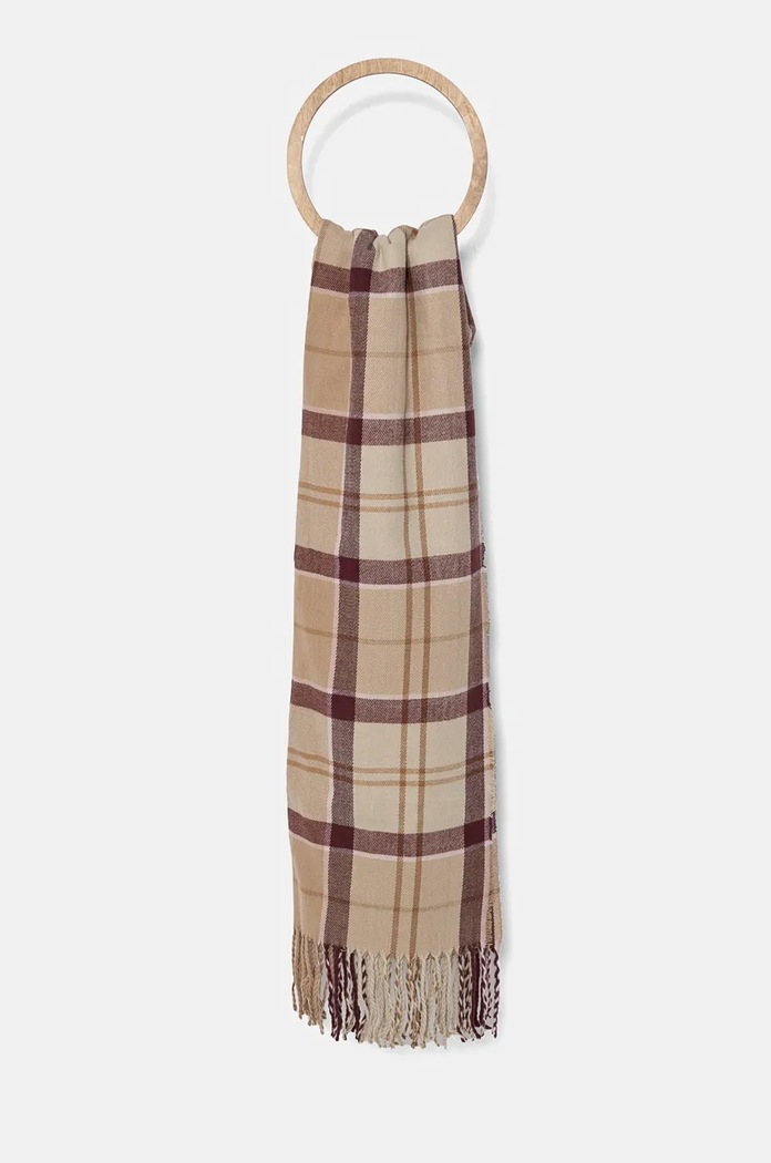 Barbour pălărie și eșarfă LGS0054 bej
