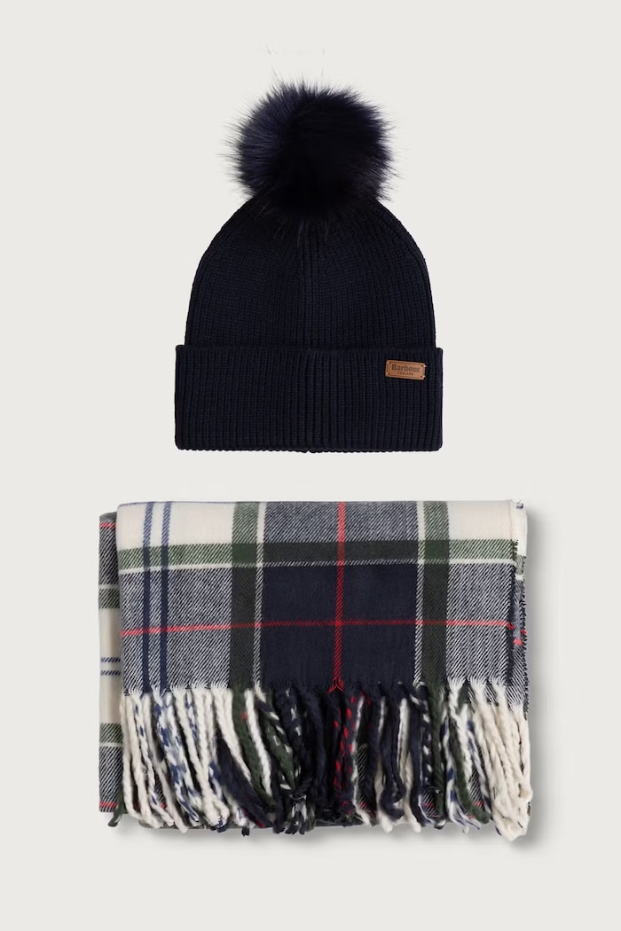 Barbour Komplet damski niebieski LGS0054