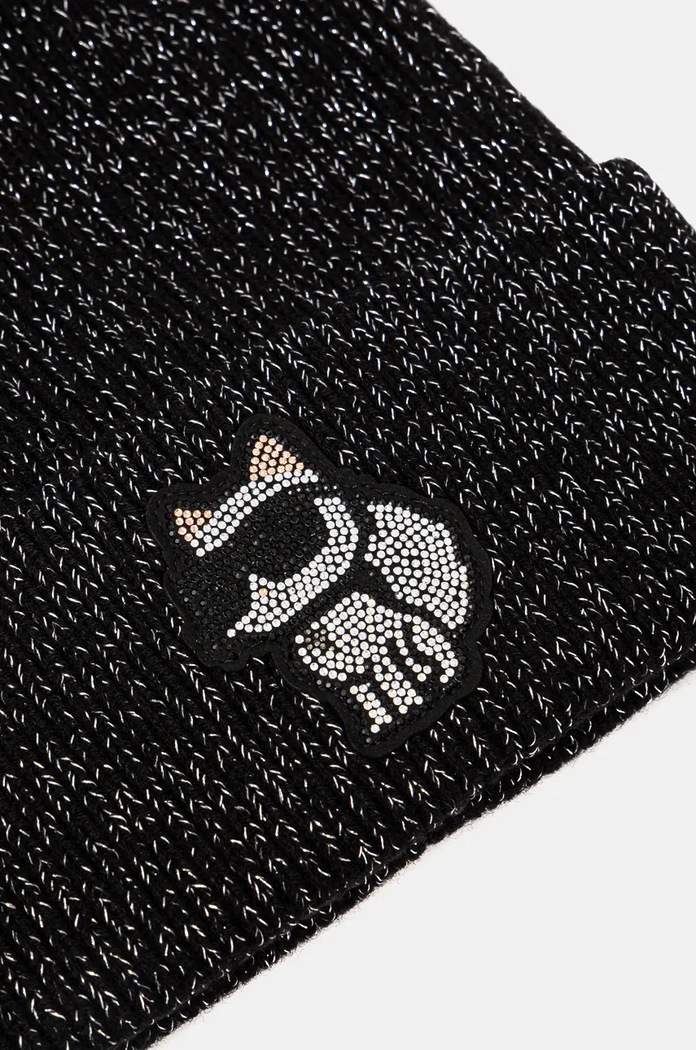Doplňky Vlněná čepice Karl Lagerfeld 236W3407 černá