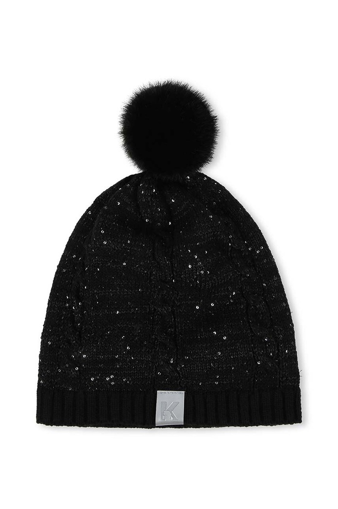 Karl Lagerfeld czapka dziecięca Z11061 czarny AW23