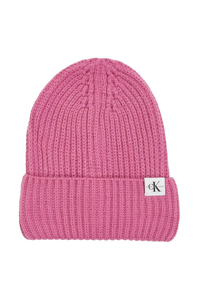 Calvin Klein Jeans czapka aplikacja różowy IU0IU00440.G.9BYX