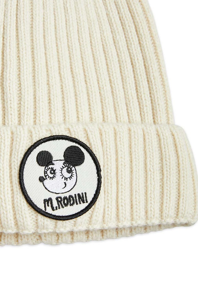 Chłopiec Mini Rodini czapka wełniana dziecięca 2376511710 biały