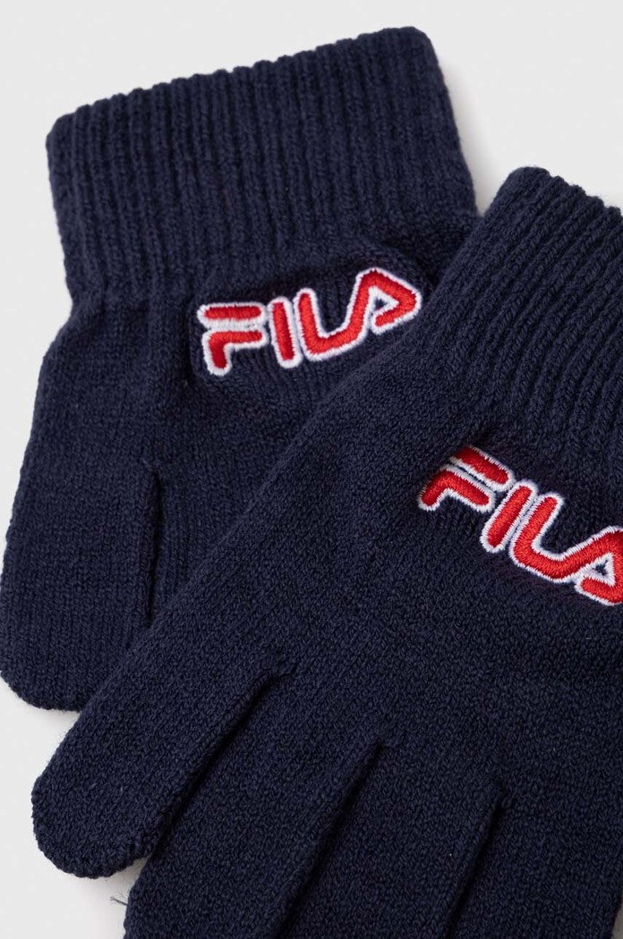 Băieți Fila caciula si manusi copii BEREA Set beanies & Gloves FCK0017 bleumarin