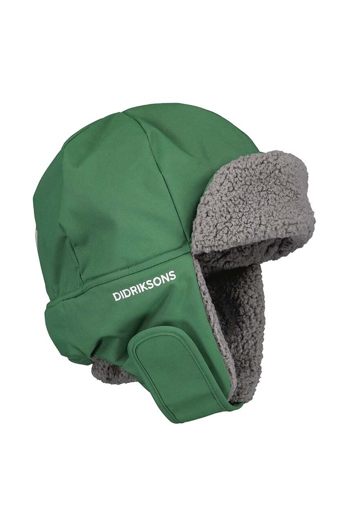 Didriksons czapka dziecięca BIGGLES CAP 505028 zielony AW24