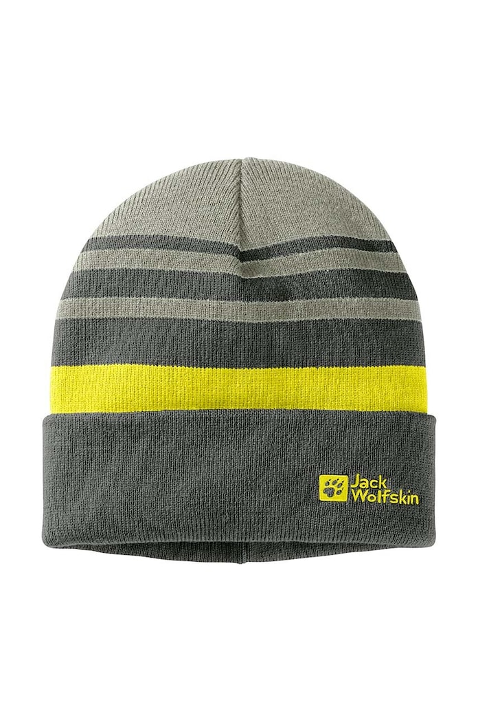 Jack Wolfskin caciula copii STRIP NIT verde 1910402