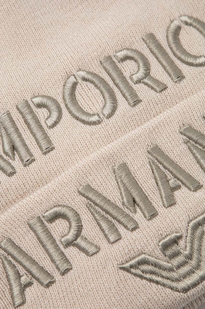 Dječaci Dječja kapa s dodatkom vune Emporio Armani 404688.3F570 bež
