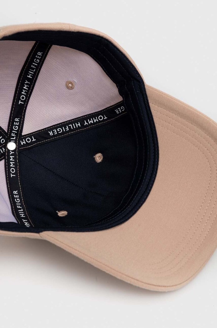 Akcesoria Tommy Hilfiger czapka z daszkiem AM0AM11733 beżowy