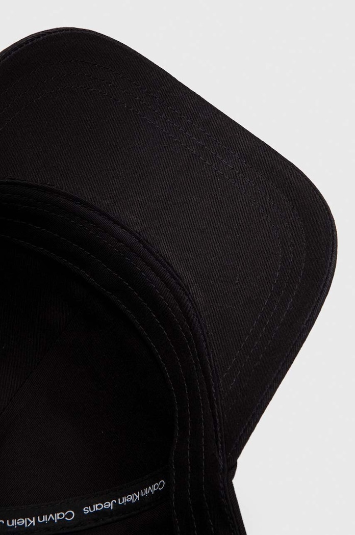 Bavlněná baseballová čepice Calvin Klein Jeans černá K50K510061