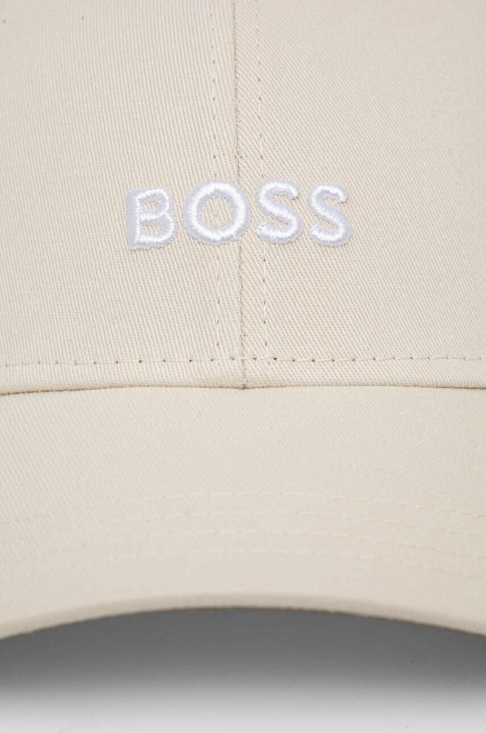 Βαμβακερό καπέλο του μπέιζμπολ BOSS Gelio-C_Sz40 50495121 μπεζ AA00