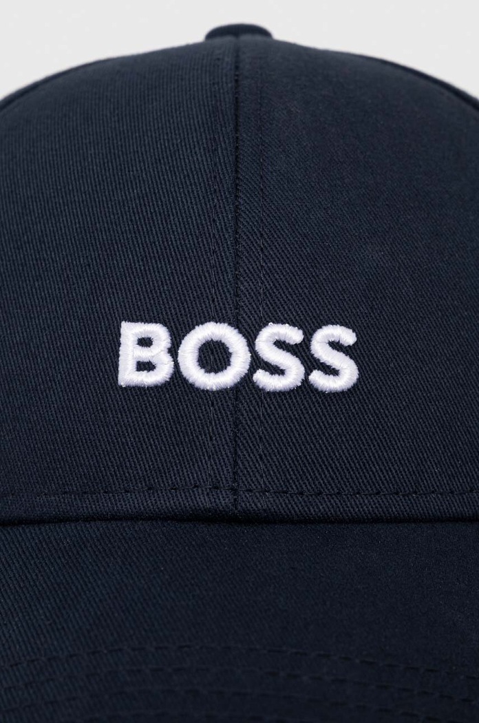 Βαμβακερό καπέλο του μπέιζμπολ BOSS Gelio-C_Sz40 50495121 σκούρο μπλε AA00