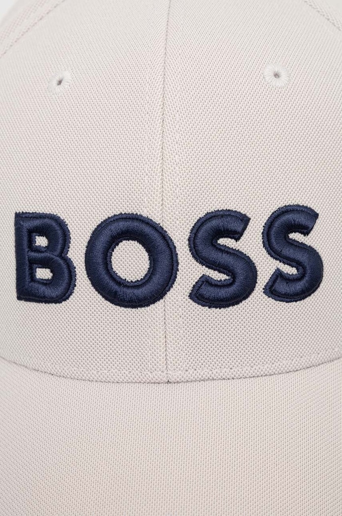 BOSS Green czapka z daszkiem BOSS GREEN 50496291 beżowy SS24
