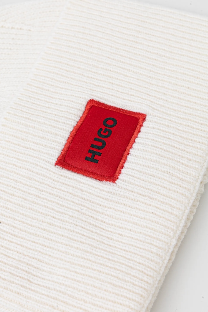 Αξεσουάρ Μάλλινο σκουφί HUGO Gelio-C_Sz40 50496011 μπεζ