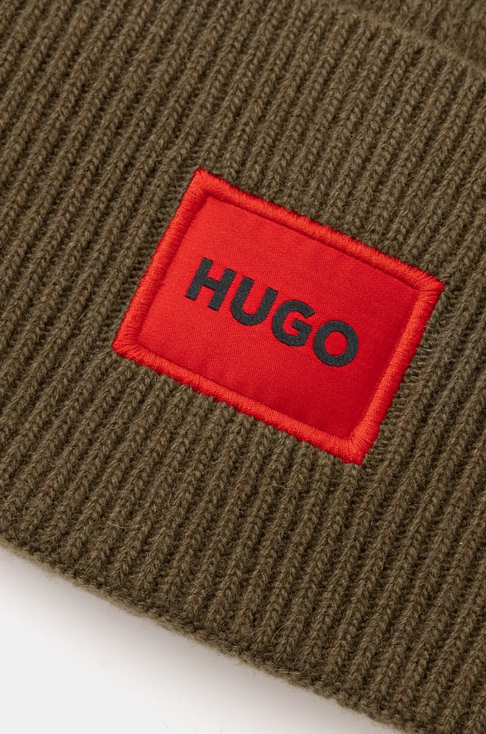 Αξεσουάρ Μάλλινο σκουφί HUGO Gelio-C_Sz40 50496011 πράσινο