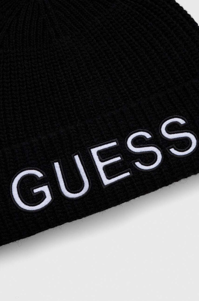 Doplňky Čepice z vlněné směsi Guess M3BZ18.Z39B0 černá