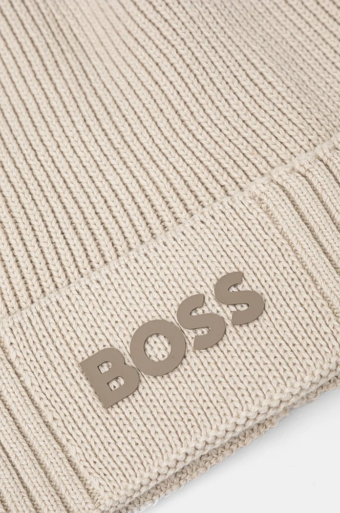 Αξεσουάρ Σκουφί από μείγμα μαλλιού Boss Green BOSS GREEN Gelio-C_Sz40 50499423 μπεζ