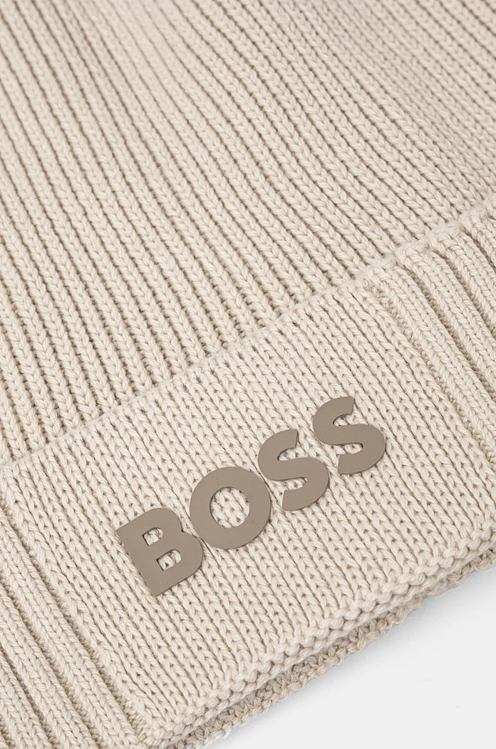 Αξεσουάρ Σκουφί από μείγμα μαλλιού Boss Green BOSS GREEN Gelio-C_Sz40 50499423 μπεζ