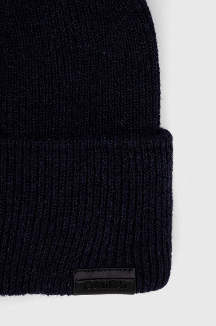 Αξεσουάρ Μάλλινο σκουφί Calvin Klein K50K510978 μαύρο