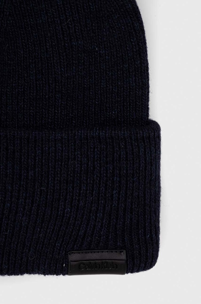 Αξεσουάρ Μάλλινο σκουφί Calvin Klein K50K510978 μαύρο