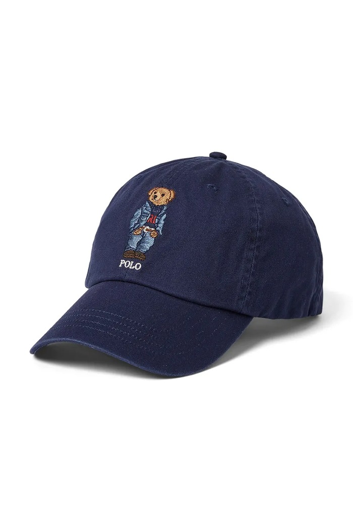 Polo Ralph Lauren șapcă de baseball din bumbac bumbac bleumarin 710917437